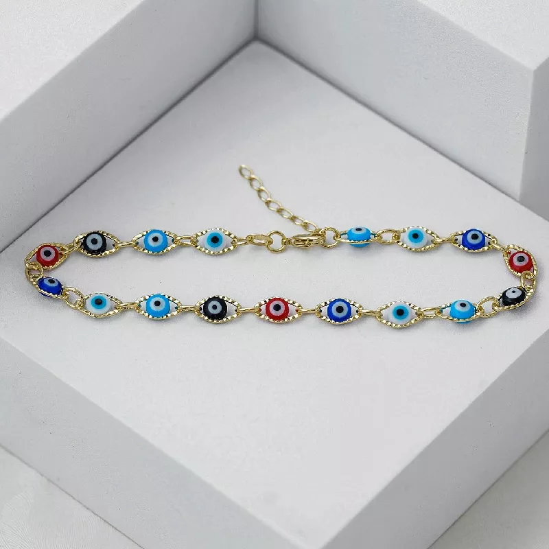T Ojo Turco Multicolor 23 Cms + 2 Cms  Extensor - 54069 - Foto 1